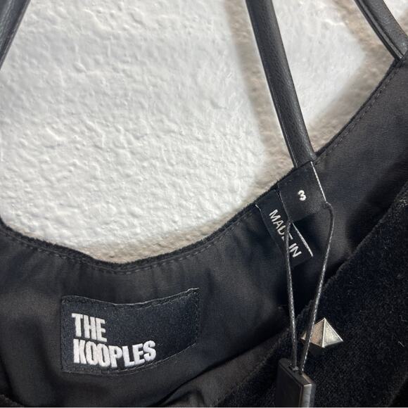 The Kooples Velvet Short Black Dress - Picture 4 of 16
